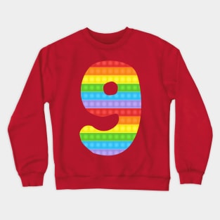 Fidget Pop 9th Birthday Crewneck Sweatshirt